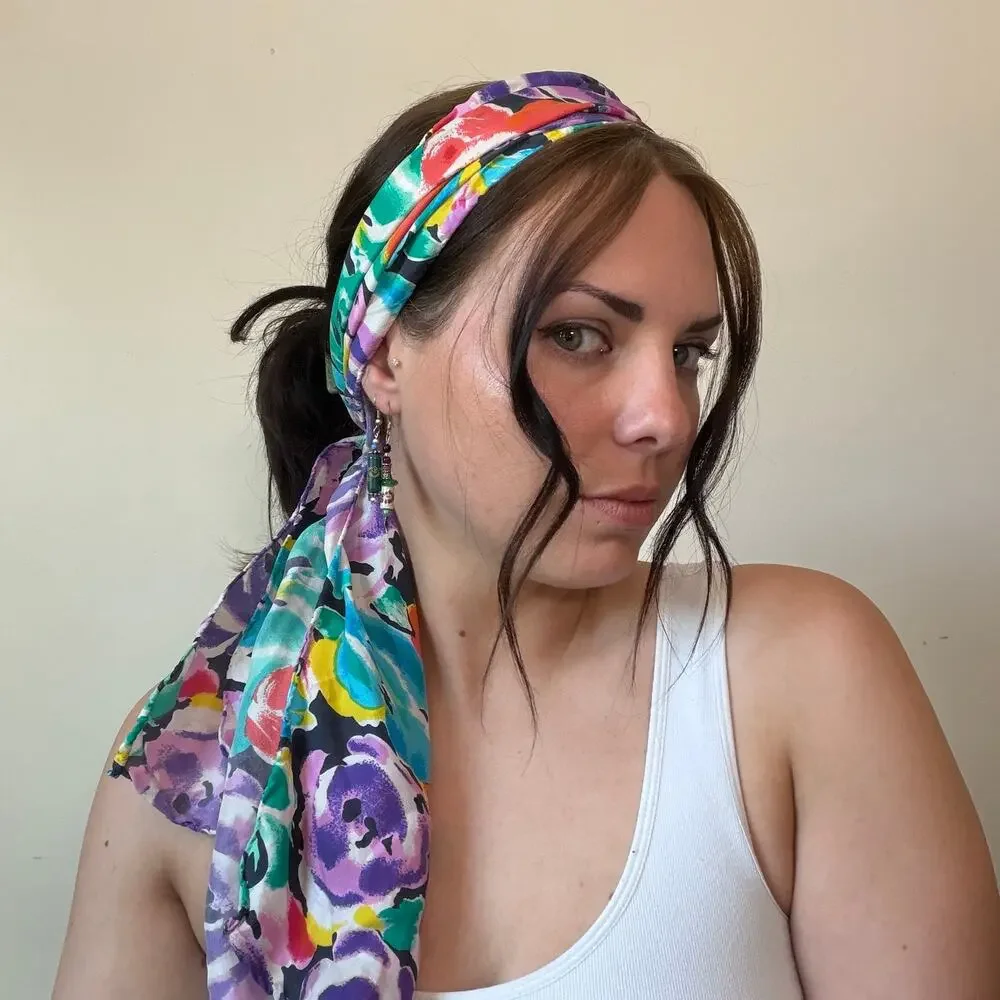 Vintage 80s colorful